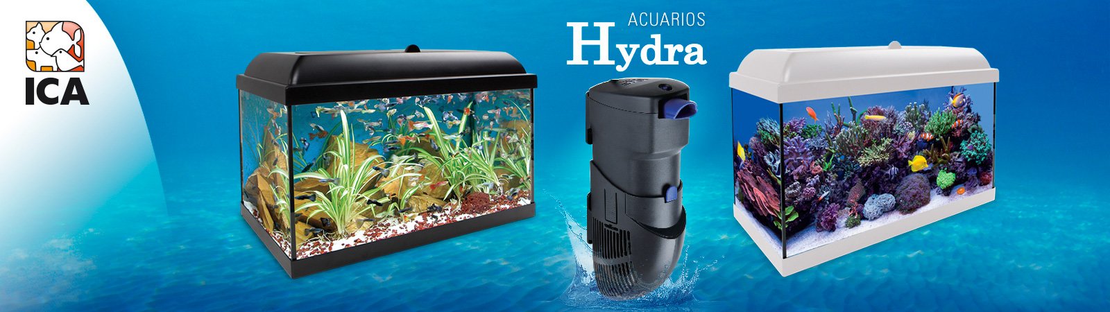 Kit Acuarios Hydra: agua dulce y marinos