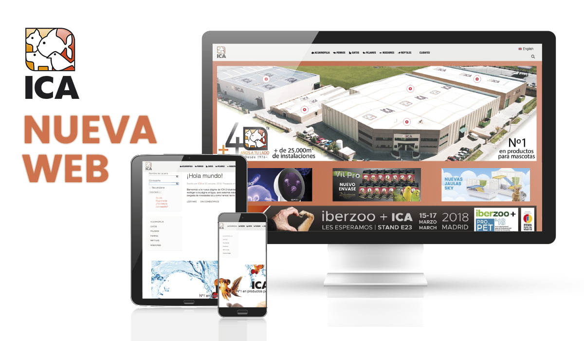 Nueva web de ICA