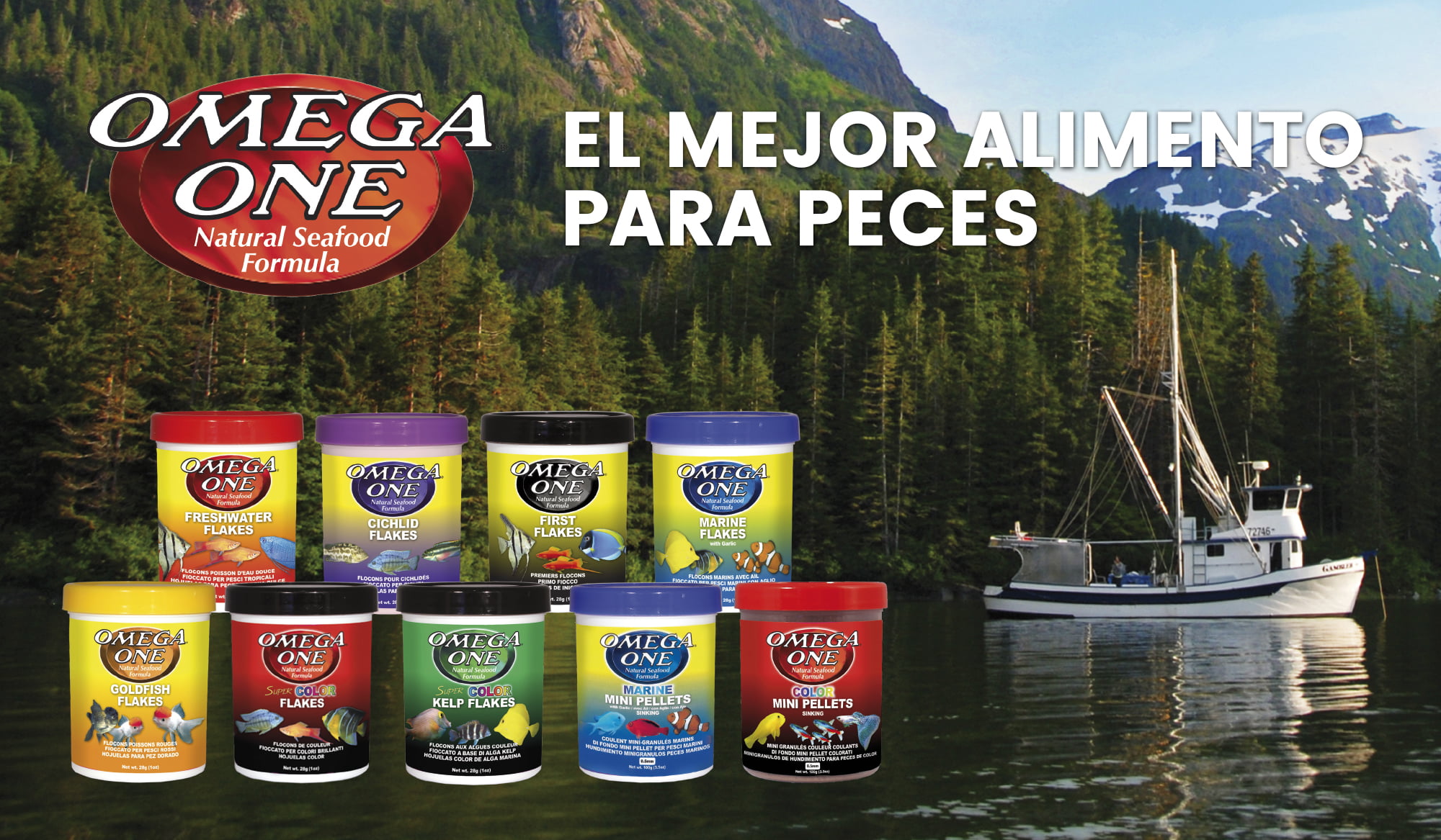 Omega One: Alimento natural premium para peces