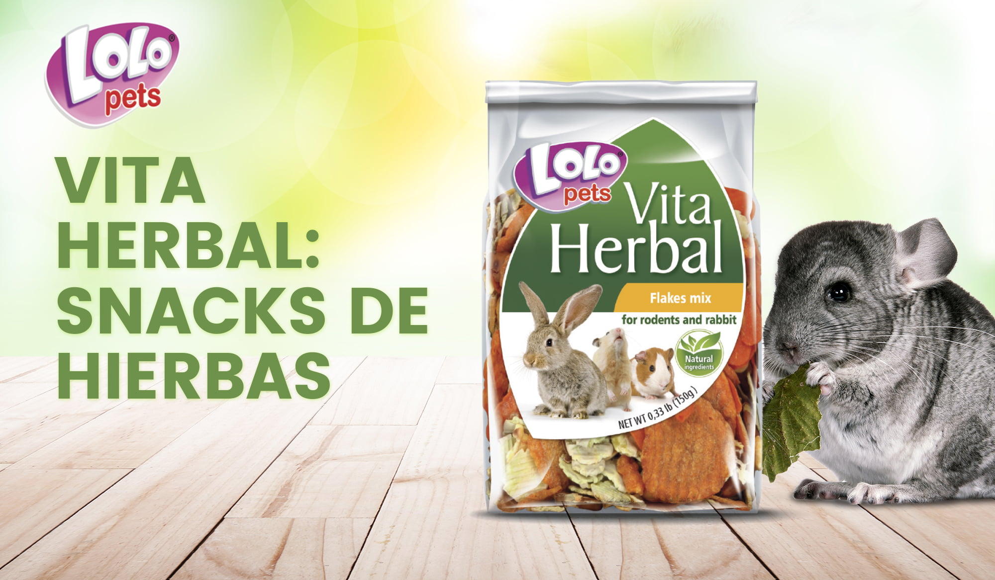 Vita Herbal: snacks de hierbas para roedores