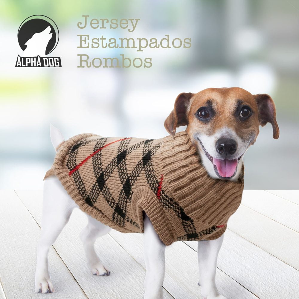 Jersey estampado rombos