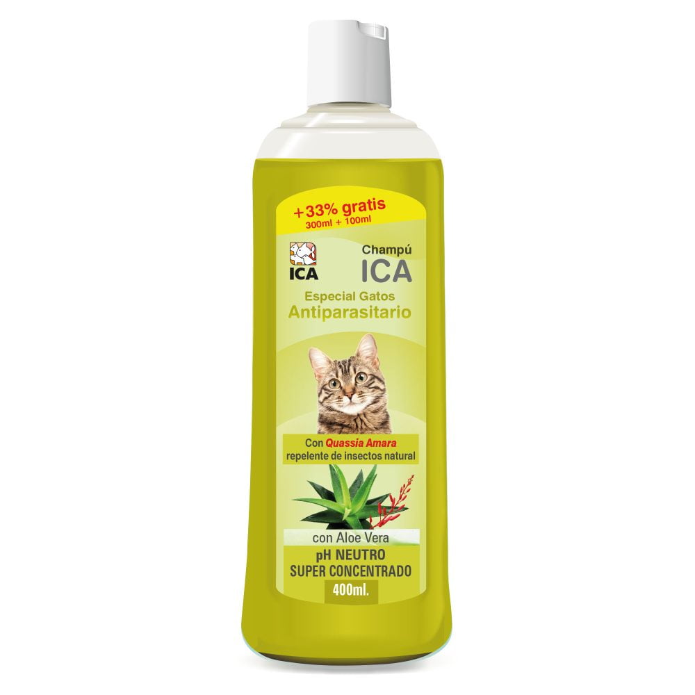 Champú ICA Especial Antiparasitario para gatos